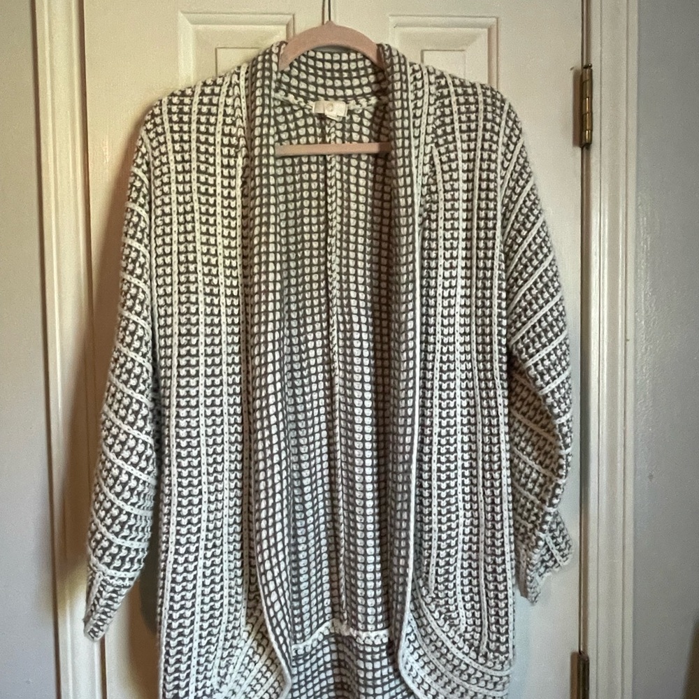 Cozy Black and White Women's Sweater